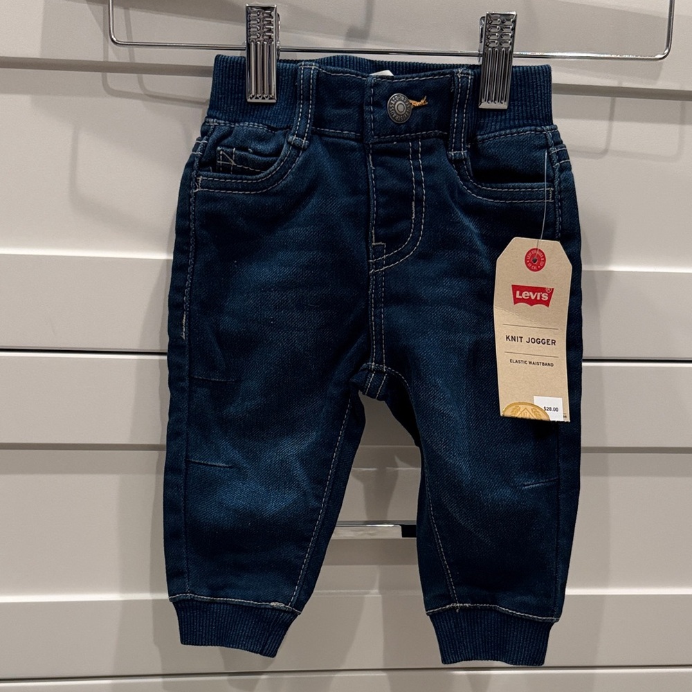 NWT Levi's Baby Dark Blue Knit Joggers